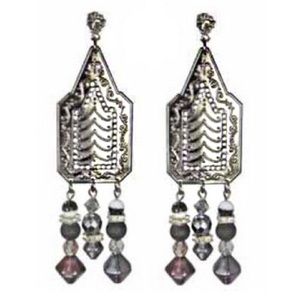 Tarina Tarantino Silverchandelier earrings